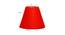Black Metal Table Lamp with Cotton Fabric Conical Shade-TAB-MET-9921 (Red) by Urban Ladder - Design 1 Dimension - 678207