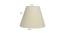 Pack of 2 Black Metal Table Lamp with Cotton Fabric Conical Shade-TAB-MET-9929 (White) by Urban Ladder - Design 1 Dimension - 678214