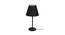 Black Metal Table Lamp with Cotton Fabric Conical Shade-TAB-MET-9911 (Black) by Urban Ladder - Front View Design 1 - 678230