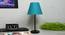 Pack of 2 Black Metal Table Lamp with Cotton Fabric Conical Shade-TAB-MET-9938 (Blue) by Urban Ladder - Design 1 Side View - 678250