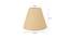 Black Metal Table Lamp with Cotton Fabric Conical Shade-TAB-MET-9916 (Brown) by Urban Ladder - Design 1 Dimension - 678265