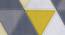Divine Casa Cotton 2 Double Bedsheet with 4 Pillowcover - Yellow & Grey (Queen Size, Multicoloured) by Urban Ladder - Ground View Design 1 - 678284