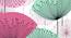 Divine Casa Cotton 2 Double Bedsheet with 4 Pillowcover - Pink & Blue (Queen Size, Multicoloured) by Urban Ladder - Ground View Design 1 - 678290
