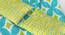 Divine Casa Cotton 2 King Bedsheet with 4 Pillowcover - Blue & Green (King Size, Multicoloured) by Urban Ladder - Ground View Design 1 - 678297