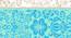 Divine Casa Cotton 2 Single Bedsheet with 2 Pillowcover-Turquoise Blue & Green (Single Size, Multicoloured) by Urban Ladder - Ground View Design 1 - 678304
