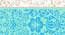 Divine Casa Cotton 2 Single Bedsheet with 2 Pillowcover - Turquoise Blue & Green (Single Size, Multicoloured) by Urban Ladder - Ground View Design 1 - 678307