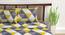 Divine Casa Cotton 2 Double Bedsheet with 4 Pillowcover - Green & Blue (Queen Size, Multicoloured) by Urban Ladder - Ground View Design 1 - 678338