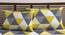 Divine Casa Cotton 2 Double Bedsheet with 4 Pillowcover - Green & Yellow (Queen Size, Multicoloured) by Urban Ladder - Rear View Design 1 - 678355