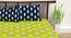 Divine Casa Cotton 2 Double Bedsheet with 4 Pillowcover-White & Green (Queen Size, Multicoloured) by Urban Ladder - Design 1 Side View - 678401