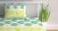 Divine Casa Cotton 2 Single Bedsheet with 2 Pillowcover - Green & Blue (Single Size, Multicoloured) by Urban Ladder - Ground View Design 1 - 678431