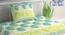 Divine Casa Cotton 2 Single Bedsheet with 2 Pillowcover - Green & Blue (Single Size, Multicoloured) by Urban Ladder - Front View Design 1 - 678474