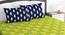 Divine Casa Cotton 2 King Bedsheet with 4 Pillowcover - Blue & Green (King Size, Multicoloured) by Urban Ladder - Design 1 Side View - 678493