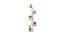 BLUEWUD Alaire Engineered Wood Wall Decor Shelf, Display Rack (White) (White Finish) by Urban Ladder - Design 1 Side View - 678785