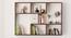 BLUEWUD Xude Engineered Wood Wall Mount Wall Shelf, Display Rack (Wenge) (Wenge Finish) by Urban Ladder - Front View Design 1 - 678879