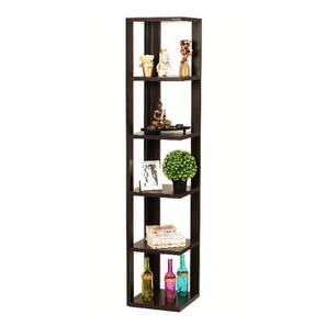 Study In Navsari Design Albert Engineered Wood Bookshelf in Wenge Finish