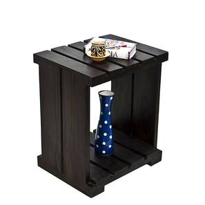 Bedside Tables Design Arista Solid Wood Bedside Table in Mahogany Finish