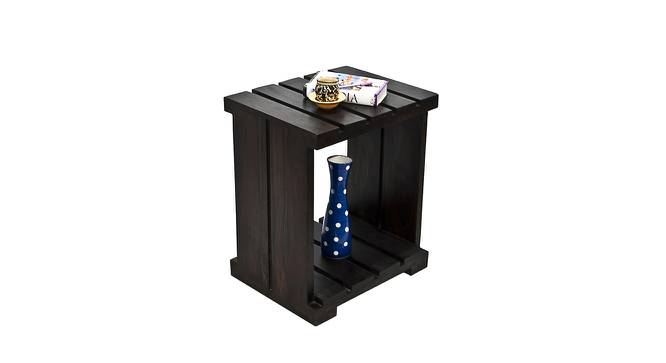 Arista Sheesham Wood Bedside Table in Teak Finish (Mahogany Finish) by Urban Ladder - Front View Design 1 - 679057