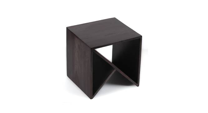 Noah Sheesham Wood Corner Table in Mahogany Finish (Mahogany Finish) by Urban Ladder - Front View Design 1 - 679058