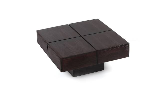 Montreal Sheesham Wood Coffee Table in Mahogany Finish (Mahogany Finish) by Urban Ladder - Front View Design 1 - 679070