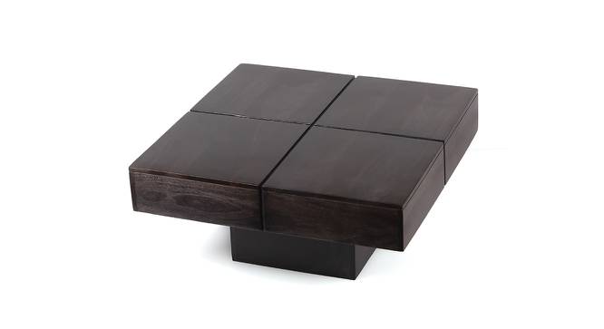 Montreal Sheesham Wood Coffee Table in Mahogany Finish (Mahogany Finish) by Urban Ladder - Front View Design 1 - 679071
