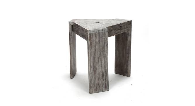 Avina Sheesham Wood Set of 2 End Tables / Tea Tables in Teak Finish (Matte Finish) by Urban Ladder - Design 1 Side View - 679079