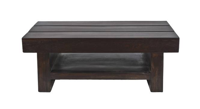 Piante Sheesham Wood Coffee Table in Mahogany Finish (Mahogany Finish) by Urban Ladder - Design 1 Side View - 679173