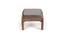 Palladio Sheesham Wood Coffee Table with 4 Stools Set in Teak Finish & Iron Grey Velvet fabric Cushions (Teak Finish) by Urban Ladder - Ground View Design 1 - 679194