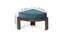 Nashville Sheesham Wood Coffee Table with 4 Stools Set in Mahogany Finish & Turquoise Sea Velvet fabric Cushions (Mahogany Finish) by Urban Ladder - Image 2 Design 1 - 679251