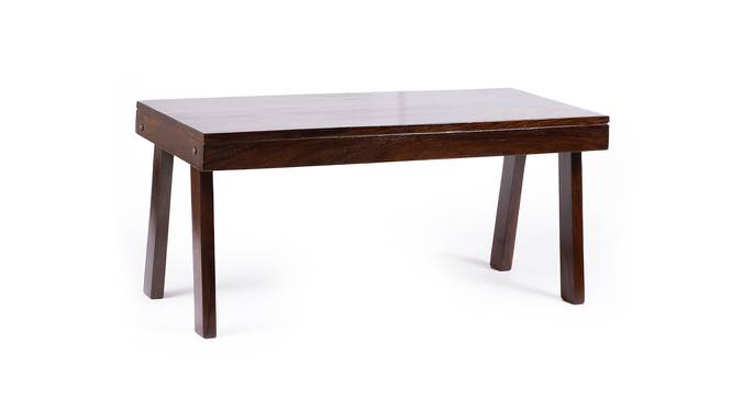 Mayfield Sheesham Wood Coffee Table in Mahogany Finish (Dark Walnut Finish) by Urban Ladder - Front View Design 1 - 679254