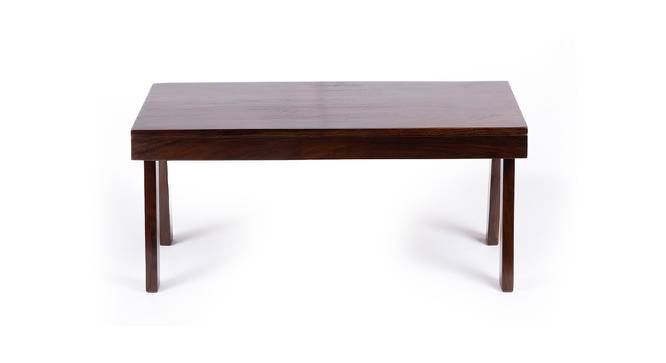 Mayfield Sheesham Wood Coffee Table in Mahogany Finish (Dark Walnut Finish) by Urban Ladder - Design 1 Side View - 679272
