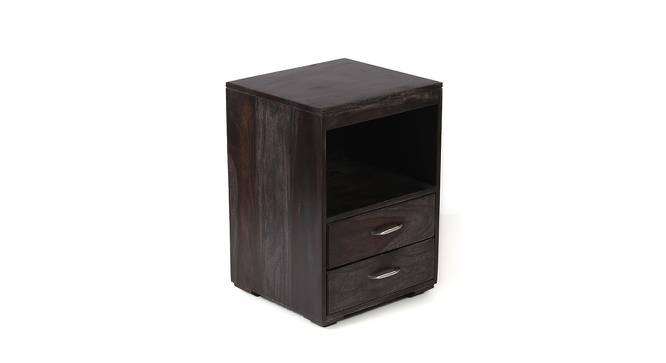Kassel Sheesham Wood Bedside Table in Mahogany Finish (Mahogany Finish) by Urban Ladder - Front View Design 1 - 679356