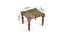 Riaza Sheesham Wood Maachi Stool in Natural Jute & Silver Rope Canning (Multicoloured) by Urban Ladder - Design 1 Dimension - 679425
