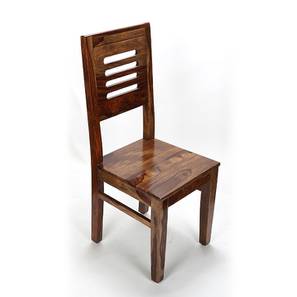 Ikriya Design Oliver Solid Wood Dining Chair set of 1 in Teak Finish