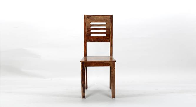 Oliver Sheesham Wood Set of 2 Dining Chairs in Teak Finish (Teak Finish, Set Of 2 Set) by Urban Ladder - Design 1 Side View - 679545