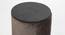Wayne Solid Wood Ottoman Pouffee in Taupe Brown Velvet (Brown) by Urban Ladder - Rear View Design 1 - 679583