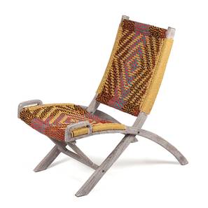 Yes Balcony Chairs Design Natwest Solid Wood Outdoor Chair in Multicoloured Colour - Set of 1