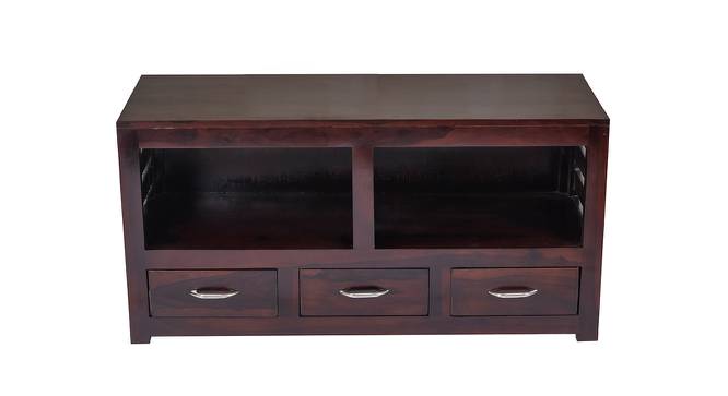 Allen Sheesham Wood Console Table in Mahogany Finish (Daintree - Walnut Finish) by Urban Ladder - Design 1 Side View - 679732