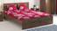 Sophia Bedsheets- Single (Magenta, King Size) by Urban Ladder - Side View - 