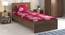 Sophia Bedsheets- Single (Magenta, Single Size) by Urban Ladder - Side View - 