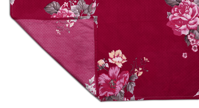 Sophia Bedsheets- Single (Magenta, Single Size) by Urban Ladder - Top Image - 