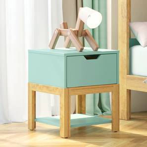 Kids Bedside Tables Design Calla Solid Wood Bedside Table in Painted Finish