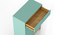 Calla Chest of Five Drawers Finish- Mint Green (Painted Finish) by Urban Ladder - Dimension - 