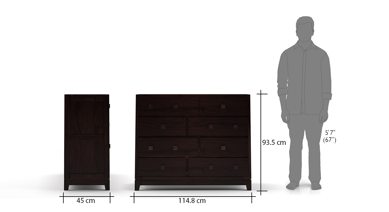 Magellan 8 drawers mahogany