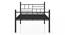 Weaver Metal Single Bed (Single Bed Size, Black Finish) by Urban Ladder - Close View - 