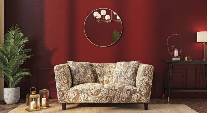 Janet Loveseat (Amru Paiseley) by Urban Ladder - Front View - 