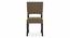 Aavya Solid Wood Dining Chair (Mahogany Finish, White) by Urban Ladder - Close View - 681469