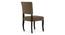 Aavya Solid Wood Dining Chair (Mahogany Finish, White) by Urban Ladder - Storage Image - 681470