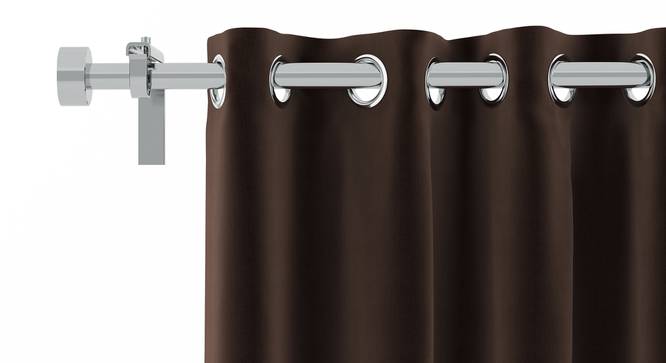 Dawn Curtains - 5ft (Brown, 5 ft Curtain Size) by Urban Ladder - Close View - 681556