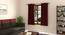 Dawn Curtains - 5ft (Maroon, 5 ft Curtain Size) by Urban Ladder - Close View - 681559