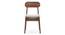 Vivien Solid Wood Dining Chair - Set of 2 (Teak Finish, Grey) by Urban Ladder - Top Image - 